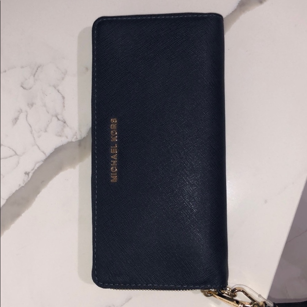 Michael Kors Navy Blue Wallet